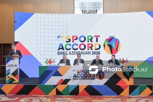 SportAccord Dünya İdman və Biznes Sammiti ilə bağlı müqavilənin imzalanma mərasimi