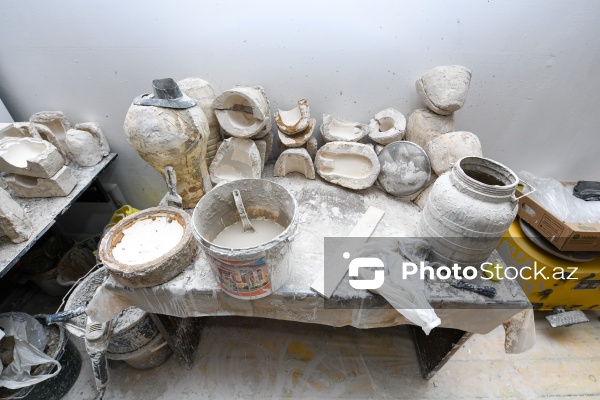 Gildən yaradılan gözəllik - Keramika emalatxanasında iş prosesi