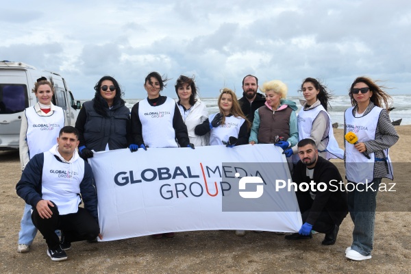 “Global Media Group” Beynəlxalq Sahilyanı Təmizlik Günündə iştirak edib