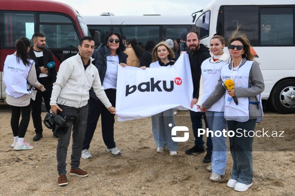 “Global Media Group” Beynəlxalq Sahilyanı Təmizlik Günündə iştirak edib