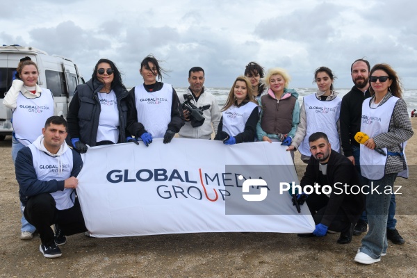 “Global Media Group” Beynəlxalq Sahilyanı Təmizlik Günündə iştirak edib