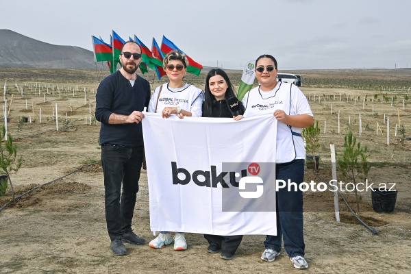 "Global Media Group"un təşəbbüsü ilə növbəti ağacəkmə aksiyası keçirilib