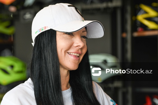 "GranFondo Başkent" velosiped yarışının qalibi Natalya Vallek