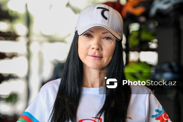 "GranFondo Başkent" velosiped yarışının qalibi Natalya Vallek