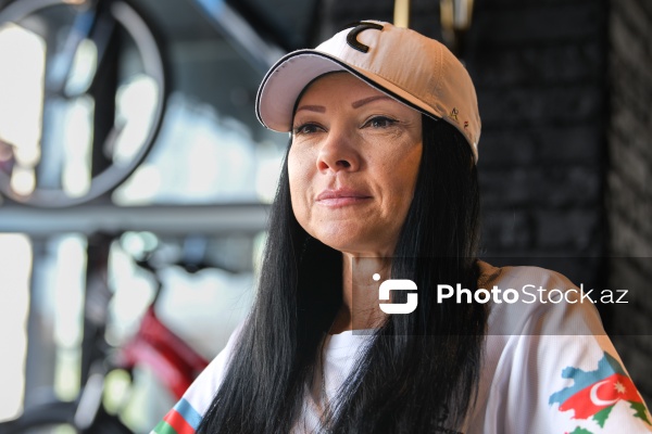 "GranFondo Başkent" velosiped yarışının qalibi Natalya Vallek