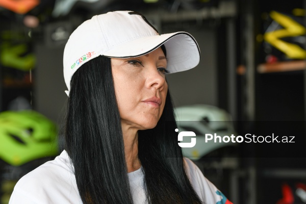 "GranFondo Başkent" velosiped yarışının qalibi Natalya Vallek