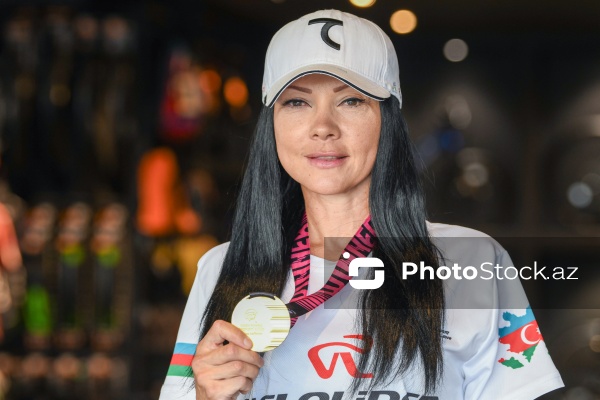 "GranFondo Başkent" velosiped yarışının qalibi Natalya Vallek