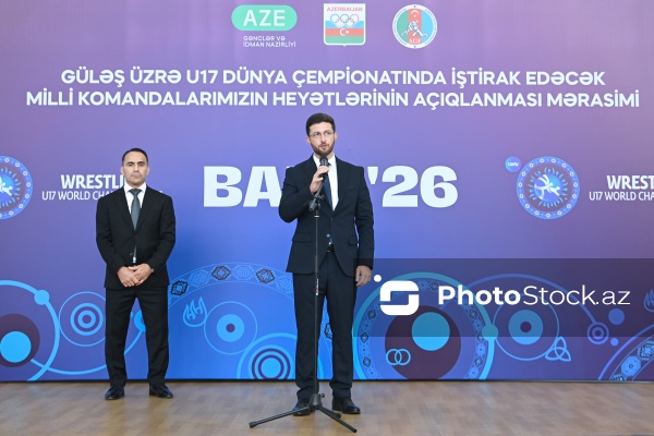 Güləş üzrə U-17 Dünya Çempionatının komanda heyətlərinin açıqlanması mərasimi