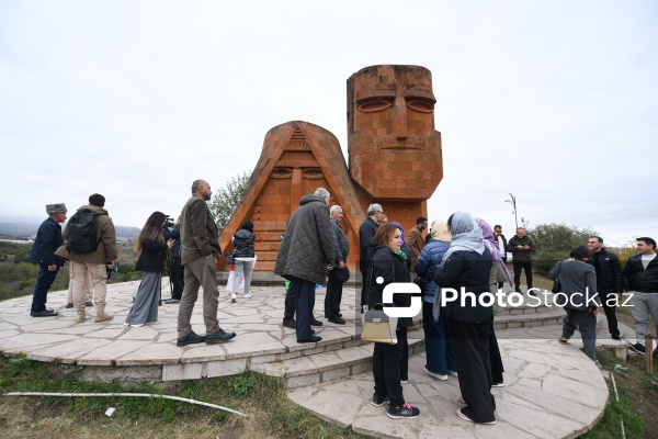 Gürcüstanlı səyyahların ikinci qrupunun Xankəndi səfəri