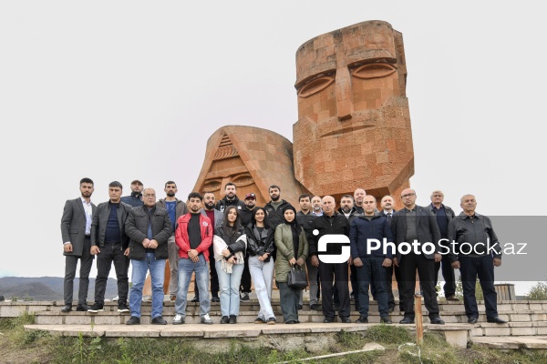 Gürcüstanlı səyyahların üçüncü qrupunun Xankəndi səfəri