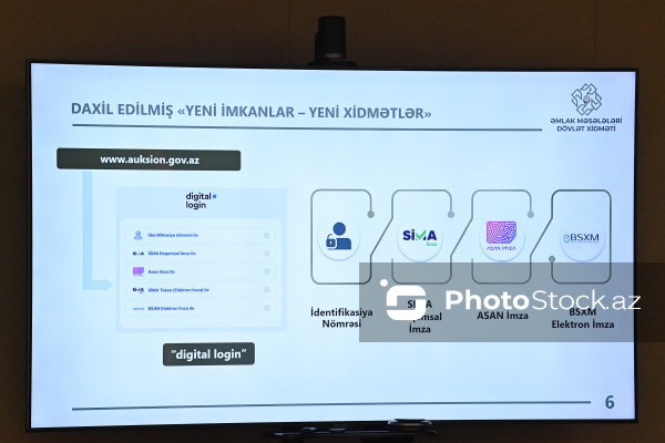 Hərraclar sahəsində yaradılmış vahid elektron platformanın təqdimatı