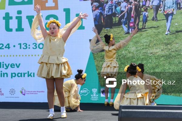 Heydər Əliyev Mərkəzinin parkında təşkil olunan Uşaq festivalı