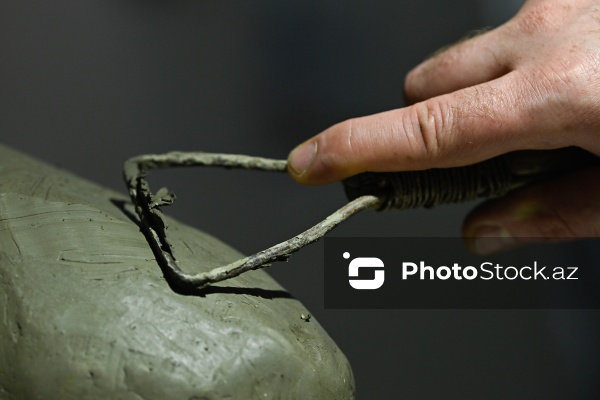 “Zəfər yolu” əsərinin müəllifi, heykəltaraş Cavidan Rəhmətov