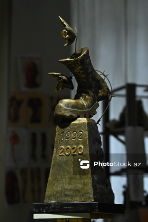 “Zəfər yolu” əsərinin müəllifi, heykəltaraş Cavidan Rəhmətov