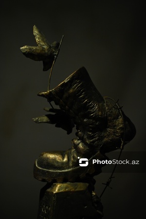 “Zəfər yolu” əsərinin müəllifi, heykəltaraş Cavidan Rəhmətov