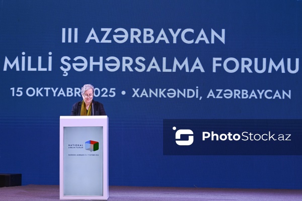 Katya Şafer - III Azərbaycan Milli Şəhərsalma Forumunda