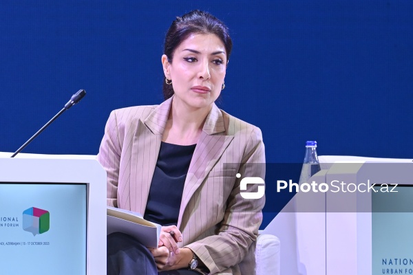 Nigar Arpadarai - III Azərbaycan Milli Şəhərsalma Forumunda