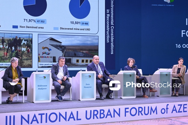 III Azərbaycan Milli Şəhərsalma Forumunun ikinci günü
