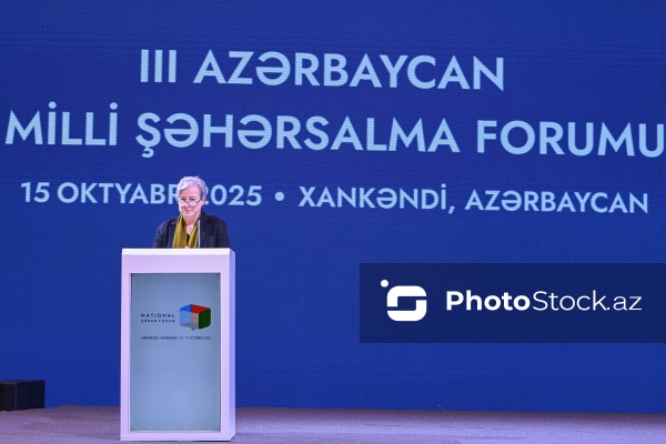 Katya Şafer - III Azərbaycan Milli Şəhərsalma Forumunda