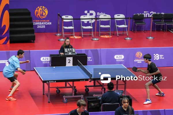 III MDB Oyunları: Stolüstü tennis üzrə yarışlar