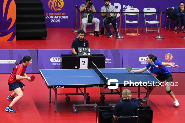III MDB Oyunları: Stolüstü tennis üzrə yarışlar