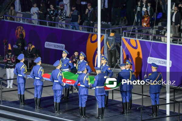 Gəncə stadionunda keçirilən III MDB Oyunlarının açılış mərasimi