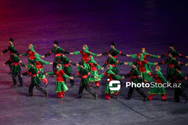 Gəncə stadionunda keçirilən III MDB Oyunlarının açılış mərasimi