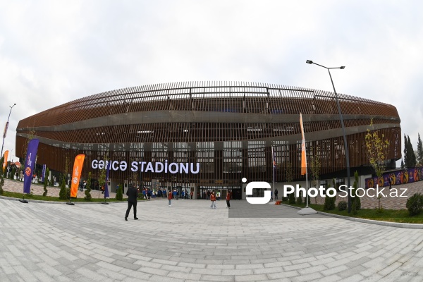 Gəncə stadionunda keçirilən III MDB Oyunlarının açılış mərasimi
