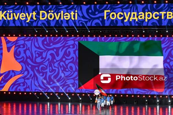 Gəncə stadionunda keçirilən III MDB Oyunlarının açılış mərasimi