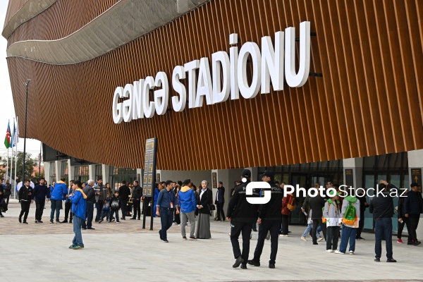 Gəncə stadionunda keçirilən III MDB Oyunlarının açılış mərasimi