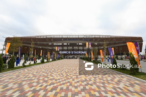 Gəncə stadionunda keçirilən III MDB Oyunlarının açılış mərasimi