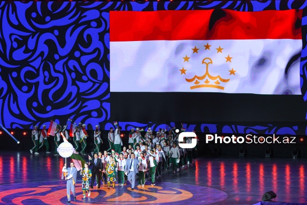 Gəncə stadionunda keçirilən III MDB Oyunlarının açılış mərasimi