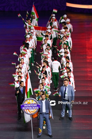 Gəncə stadionunda keçirilən III MDB Oyunlarının açılış mərasimi