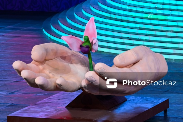 Gəncə stadionunda keçirilən III MDB Oyunlarının açılış mərasimi