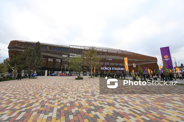 Gəncə stadionunda keçirilən III MDB Oyunlarının açılış mərasimi