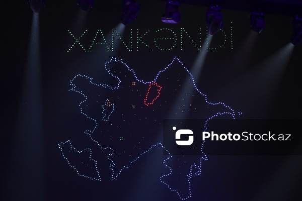 Gəncə stadionunda keçirilən III MDB Oyunlarının açılış mərasimi