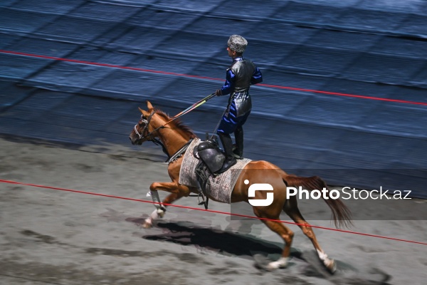 Gəncə stadionunda keçirilən III MDB Oyunlarının açılış mərasimi