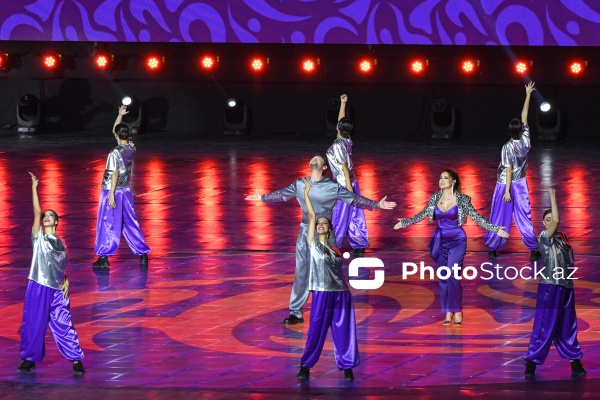 Gəncə stadionunda keçirilən III MDB Oyunlarının açılış mərasimi