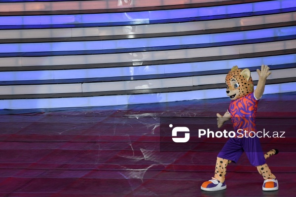 Gəncə stadionunda keçirilən III MDB Oyunlarının açılış mərasimi