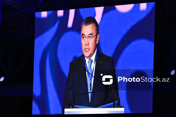 Gəncə stadionunda keçirilən III MDB Oyunlarının açılış mərasimi