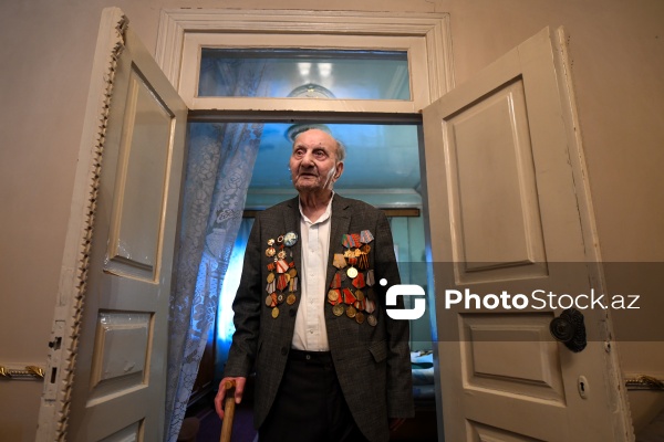 İkinci Dünya müharibəsinin 102 yaşlı veteranı Qaflan Ömərov
