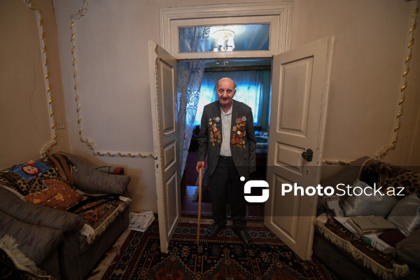 İkinci Dünya müharibəsinin 102 yaşlı veteranı Qaflan Ömərov