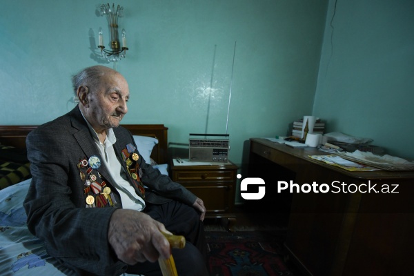 İkinci Dünya müharibəsinin 102 yaşlı veteranı Qaflan Ömərov