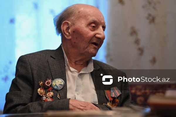 İkinci Dünya müharibəsinin 102 yaşlı veteranı Qaflan Ömərov