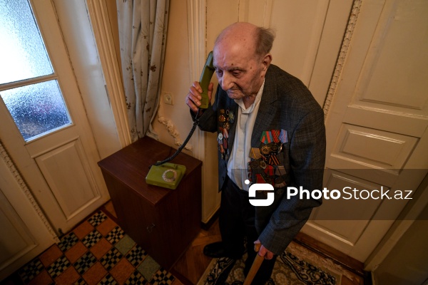 İkinci Dünya müharibəsinin 102 yaşlı veteranı Qaflan Ömərov