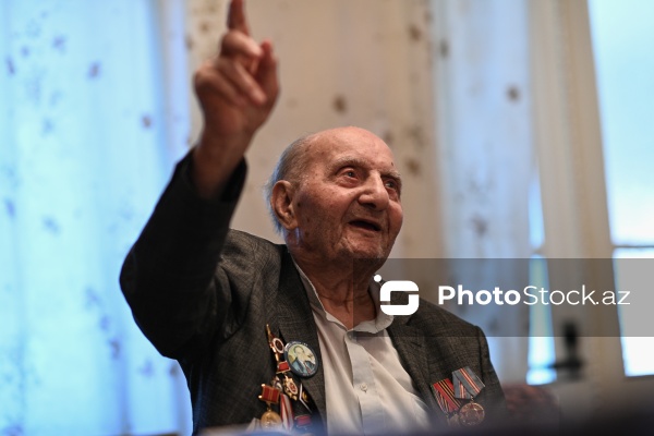 İkinci Dünya müharibəsinin 102 yaşlı veteranı Qaflan Ömərov