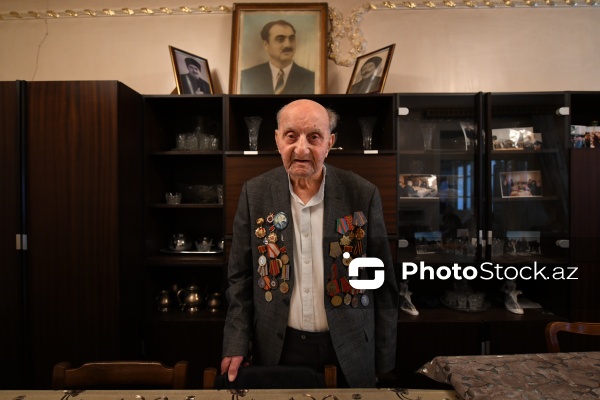 İkinci Dünya müharibəsinin 102 yaşlı veteranı Qaflan Ömərov