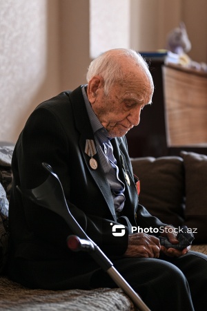 İkinci Dünya müharibəsinin 104 yaşlı veteranı Tamleyxa Həsənov