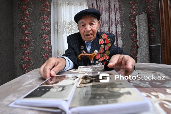 İkinci Dünya müharibəsinin 98 yaşlı veteranı Əzim İbrahimov