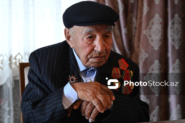 İkinci Dünya müharibəsinin 98 yaşlı veteranı Əzim İbrahimov